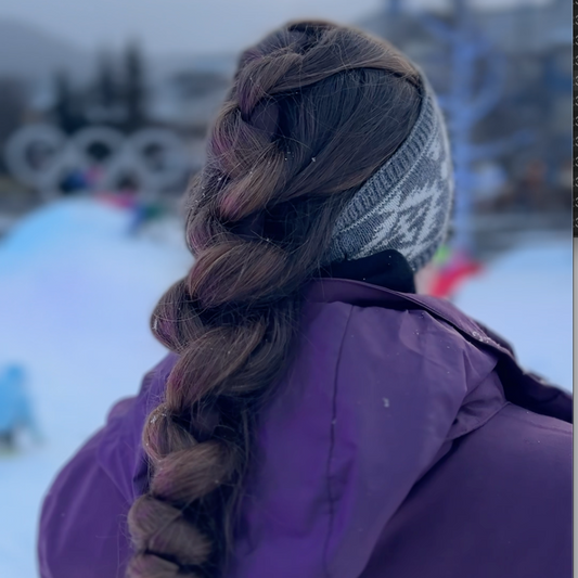 Single French Braid Curling Method - Long Hair